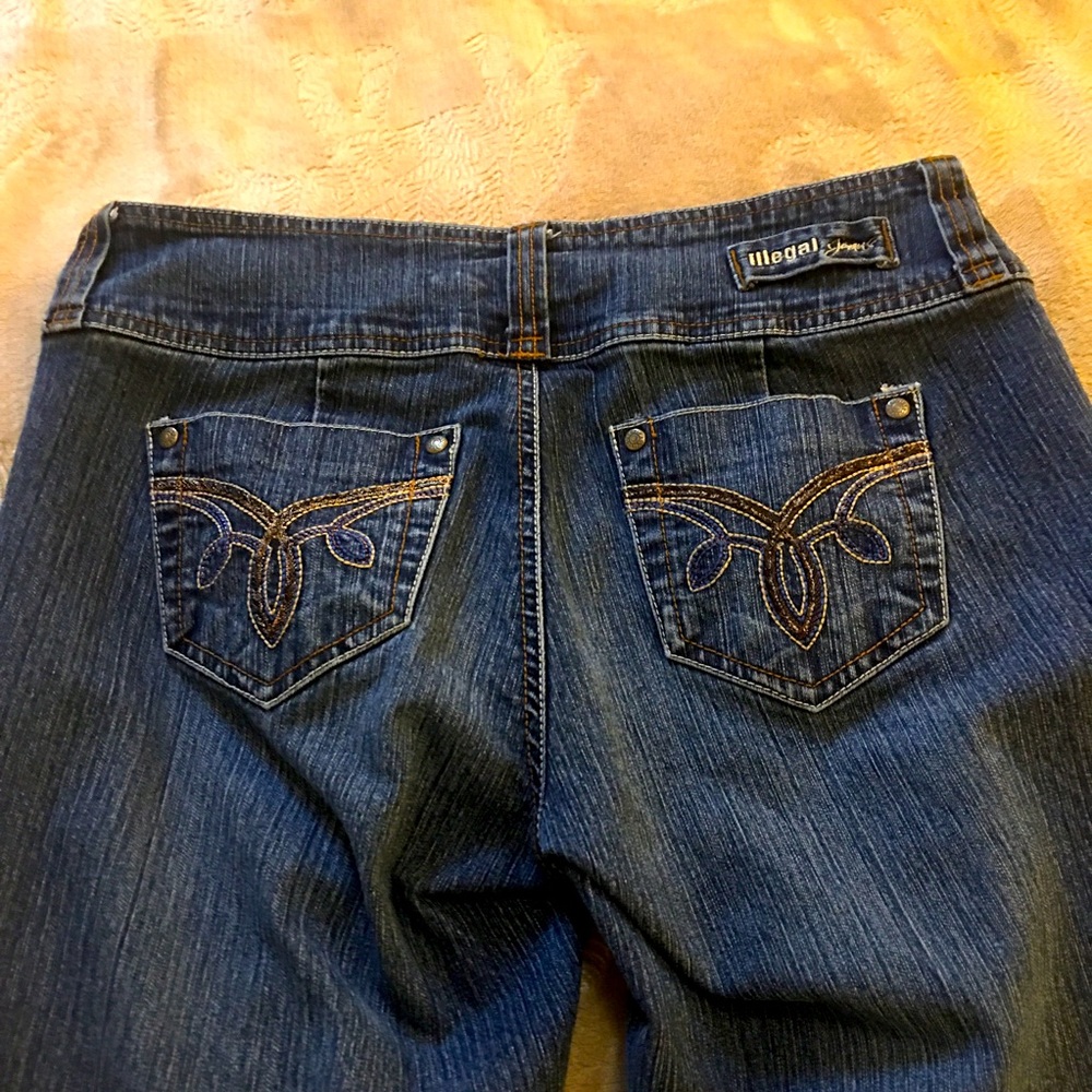 Illegal jeans double button Size 26